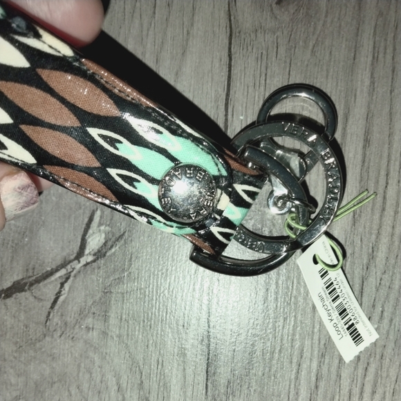 Vera Bradley Sierra Stream loop keychain NWT vintage - Picture 2 of 3